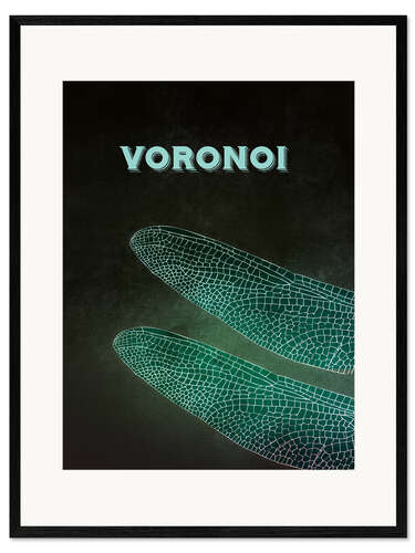 Framed art print Voronoi