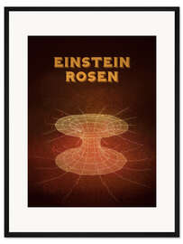 Gerahmter Kunstdruck Einstein-Rosen-Brücke
