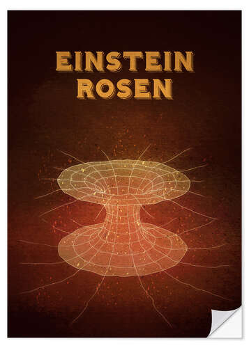 Selvklæbende plakat Einstein-Rosen Bridge