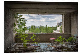 Stampa su alluminio View to Pripyat