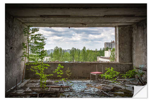 Sticker mural View to Pripyat