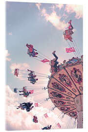 Acrylic print Swing ride