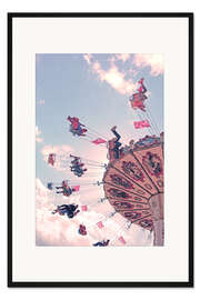 Gerahmter Kunstdruck Kettenkarussell