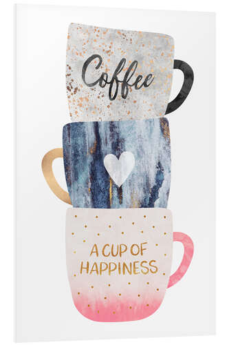 Quadro em PVC A cup of happiness