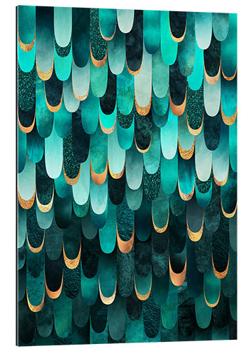 Gallery print Feathered Turquoise