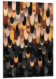 Magnettafel Feathered Copper And Black