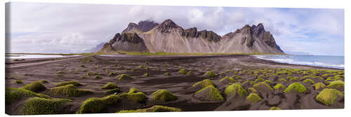 Tableau sur toile Vestrahorn mountain panorama, Iceland