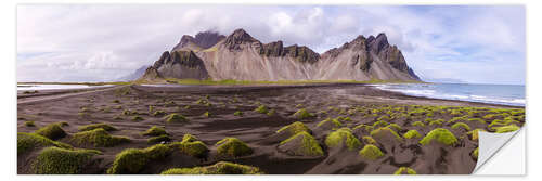 Vinilo para la pared Vestrahorn mountain panorama, Iceland