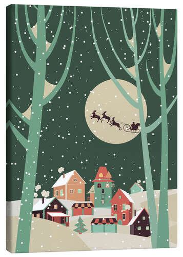 Canvas print Christmas night