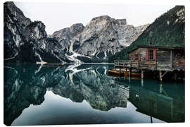 Leinwandbild Lago di Braies - Pragser  Wildsee