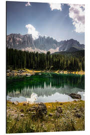 Quadro em alumínio Lake Carezza - Karersee