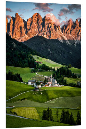 Tableau en PVC Dolomites en Italie