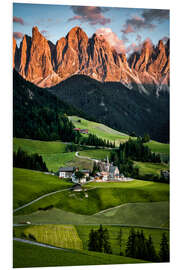 Stampa su PVC South Tyrol, Italy, Dolomites