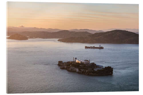 Acrylic print Alcatraz island in the bay of San Francisco