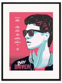 Gerahmter Kunstdruck Baby Driver