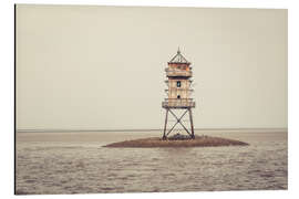 Aluminium print Lighthouse Ober Eversand, Kormoranturm