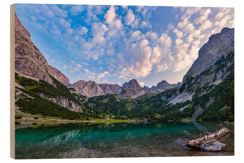 Holzbild Seebensee