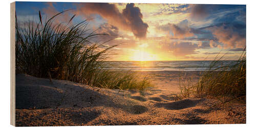 Holzbild Ostsee-Weststrand