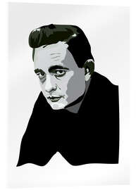 Obraz na szkle akrylowym Johnny Cash