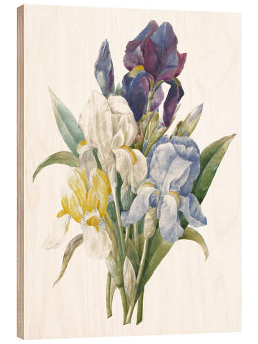 Tableau en bois Iris