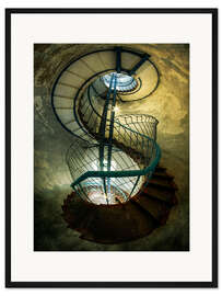 Gerahmter Kunstdruck Ein alter Leuchtturm