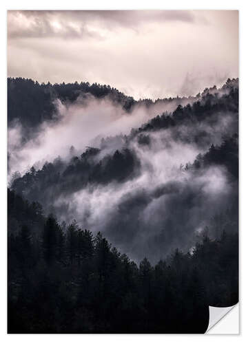 Naklejka na ścianę Smoky mountains