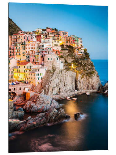 Gallery print Manarola in the evening, Cinque Terre, Italy