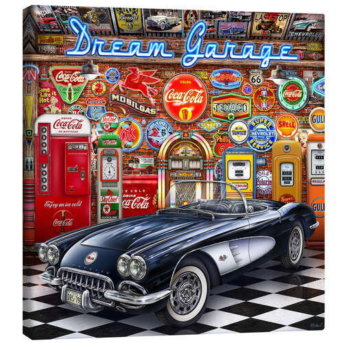 Canvas print Dream Garage