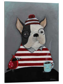 Quadro em plexi-alumínio Boston Terrier