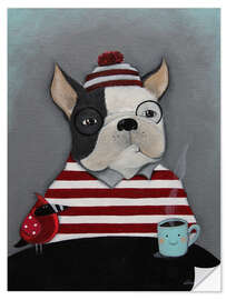 Vinilo para la pared Boston Terrier