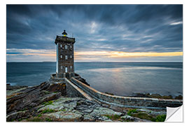 Naklejka na ścianę Brittany Lighthouse