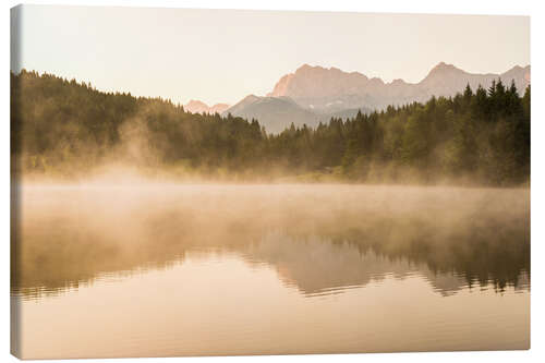 Leinwandbild Sommermorgen am Geroldsee