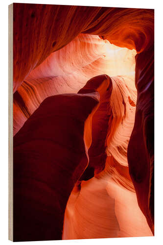 Quadro de madeira Formation in Canyon X slot canyon, Page, Arizona, USA