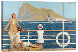 Canvas-taulu  Gibraltar - Charles Pears
