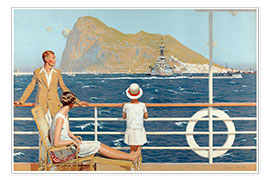 Obraz  Gibraltar - Charles Pears