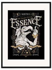 Gerahmter Kunstdruck Das dunkle Kristallessenz-Elixier