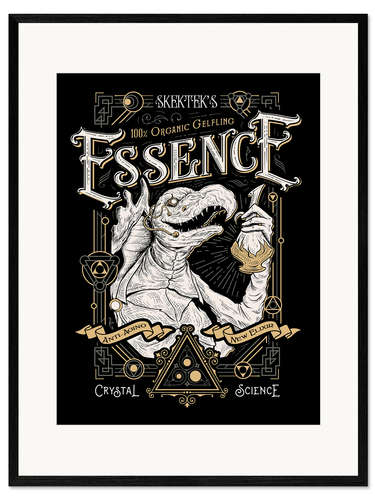 Impresión de arte enmarcada The Dark Crystal Essence Elixir