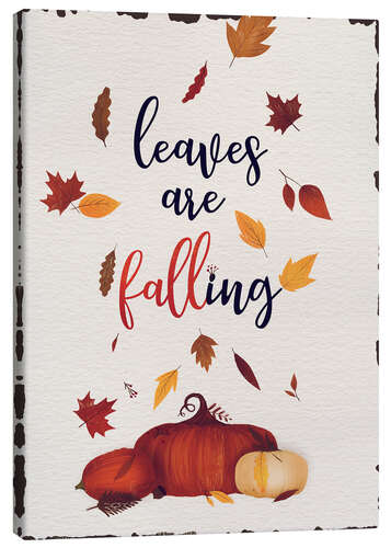 Canvas-taulu Leaves Are Falling