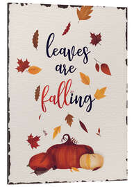 Magnettafel Leaves Are Falling