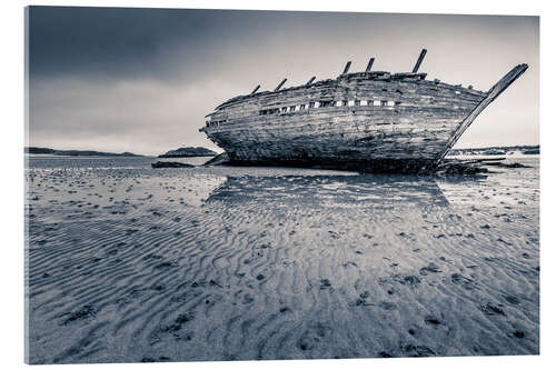 Obraz na szkle akrylowym Shipwreck in Donegal