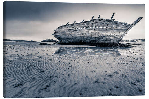 Canvas print Shipwreck in Donegal