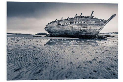 Quadro em PVC Shipwreck in Donegal