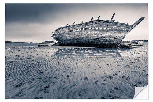 Vinilo para la pared Shipwreck in Donegal