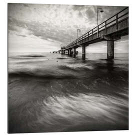 Aluminium print Sea Bridge with Seagulls / II