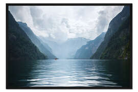 Gerahmter Kunstdruck Königssee - Bayern