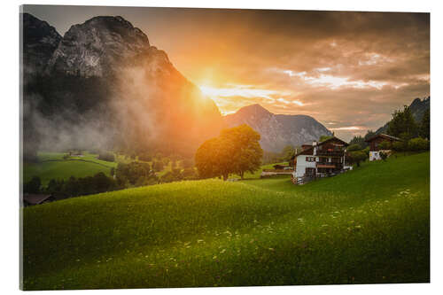 Acrylic print Bavaria - Alps