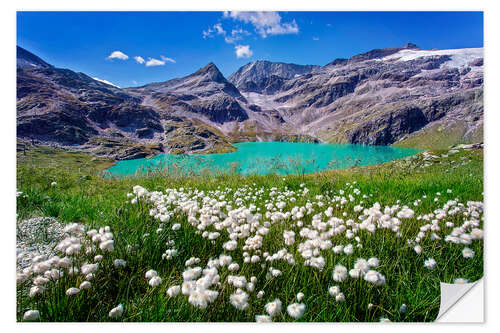 Sticker mural Lake in the High Tauern National Park, Austria