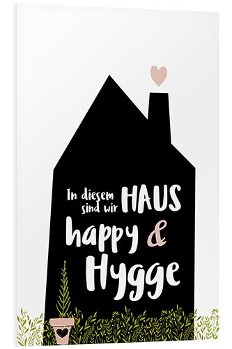 Obraz na PCV Happy + Hygge (German)