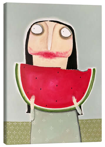 Quadro em tela Helena Vogelpohl With a Fresh Melon