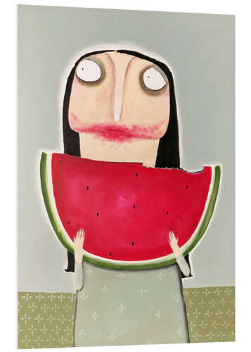 PVC-tavla Helena Vogelpohl With a Fresh Melon